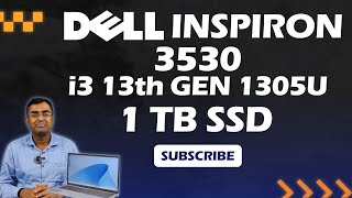 Dell Inspiron 3530 Laptop Intel Core i3 13th Gen Best laptop below 50000 Latest 2023 Review Hindi [upl. by Liris]