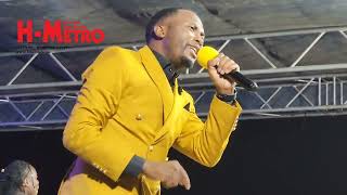 Mathias Mhere performing at evangelist Eria Chibvongos gospel crusade [upl. by Aticnemrac]