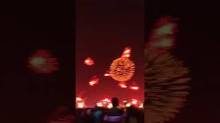 Al Marjan Island Fireworks  Happy New Year 2023  Ras Al Khaimah Firework [upl. by Ayekal]