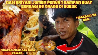 NASI BRIYANI AYAM SUPER JUMBO ALA INDIA DI TENGAH HUTAN UNTUK BAGIBAGI [upl. by Letnohs]