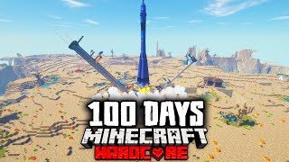 100 Days to escape a Zombie Apocalypse Nuclear Winter in Hardcore Minecraft [upl. by Malka76]