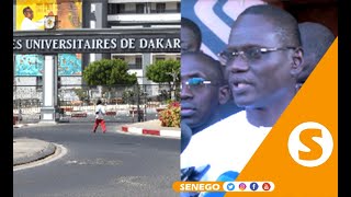 Abdou Rahmane Diouf à lUCAD quotMa priorité est de faire respecter le calendrier universitairequot [upl. by Diraj]