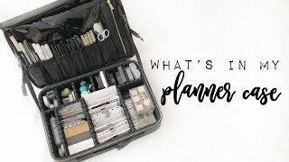 Whats In My Planner Case Rownyeon travel case [upl. by Toy]