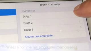 Astuce iPhone  retrouver les empreintes mémorisées pour le TouchID [upl. by Hamil552]