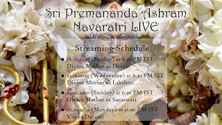 Sri Premananda Ashram  Navaratri LIVE Vijayadasami [upl. by Ttesil]