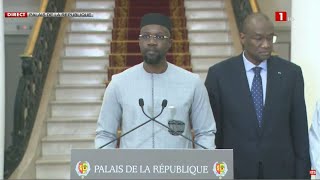 Discours du Premier Ministre M Ousmane Sonko après sa nomination par le Pr Bassirou Diomaye Faye [upl. by Leia]