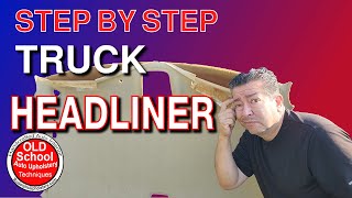 How to replace a truck headliner step by step DIY [upl. by Aneetsirk503]