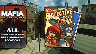 Mafia DE Walkthrough  All Dime Detective Pulp Magazine Locations [upl. by Burr]