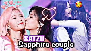 twice satzu moments quotsapphire couplequot sana and tzuyu [upl. by Oj560]