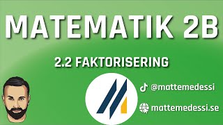 22 Faktorisering Ma2b 20242025 [upl. by Jeffers701]