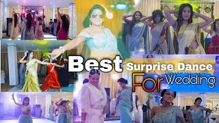 WEDDING SURPRISE DANCE IN SRI LANKA Chethana amp Manjali vishmac path wedding dance [upl. by Eneleahcim415]