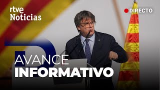 CATALUÑA ESPECIAL INFORMATIVO por el REGRESO DE PUIGDEMONT a ESPAÑA  RTVE Noticias [upl. by Erialc749]