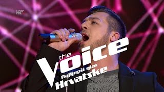 Alen Đuras quotChandelierquot  The Voice of Croatia  Season2  Live3 [upl. by Nobel]