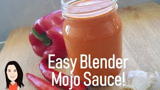 Easy Blender Sauce  Canary Island Mojo Recipe Made Vegan [upl. by Aldos]