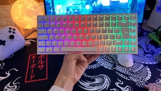 Teclado 75 Royal Kludge RK84  RGB Muito Lindo [upl. by Ttik753]