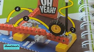 Klutz Lego Chain Reactions Design and Build Moving Machines  Best Home Schooling Craft Kits [upl. by Hanni]