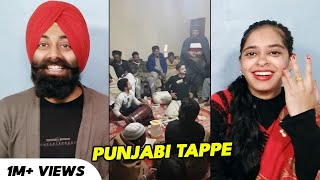 Punjabi Reaction on Punjabi tappe at Singla  Most Requested Video EVER [upl. by Alard]