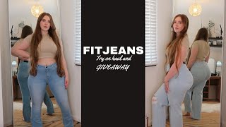 FITJEANS TRY ON HAUL  Honest review  GIVEAWAY  Lois Fit [upl. by Attener950]