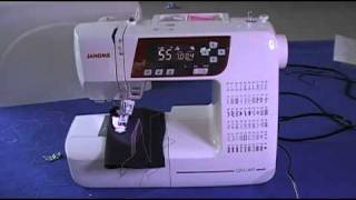 Janome XL601 DXL603 QXL605 Sewing Machine Review Part2 [upl. by Anitniuq]