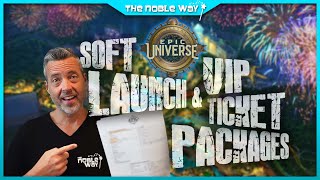 Epic Universe Soft Launch Ticket Prices VIP Vacation Packages Annual Passes amp Opening Date [upl. by Oleg]