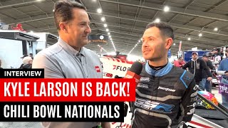 TwoTime Chili Bowl Champ Kyle Larson Is Back In Tulsa With KKM [upl. by Arretal591]