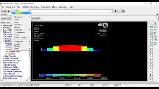 Beam Analysis ANSYS  VIT Syllabus  by Ankit Krin [upl. by Eliathas]