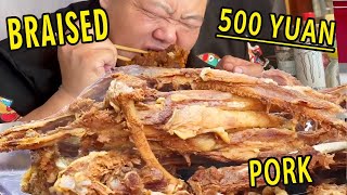 Monkey Brother spent 500 yuan to make the quothandtorn donkey steakquot and ate it directly [upl. by Esmerolda]