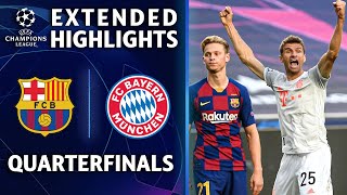 Barcelona 2 vs Bayern Munich 8  Post match interview and analysis [upl. by Ahsilahs]