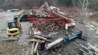 Amazing Fast Firewood Working Skill Extreme Firewood Working Process [upl. by Acinnor]