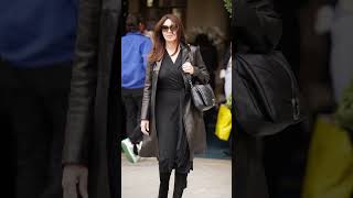 Monica Bellucci Leaving her Hotel in Paris actress models [upl. by Malvie563]