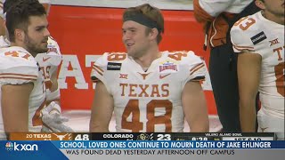 UT Austin community remembers Longhorns linebacker Jake Ehlinger [upl. by Bogusz]