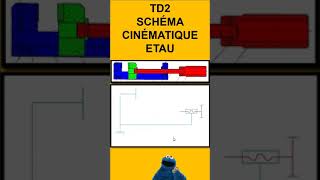 SCHÉMA CINÉMATIQUE TD2 SHORT Etau [upl. by Jeralee]