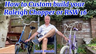 Raleigh Chopper and RSW 16 ideas with design tips having fun and enjoy customising these bicycles [upl. by Statis811]