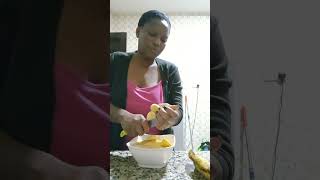 prepping plantains for frying [upl. by Camilla801]