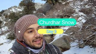 VLOG 43  Day2 Churdhar Trek in Snow  Churdhar Peak [upl. by Lateh]