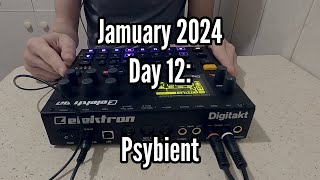 Jamuary 2024  Day 12  Psybient  Digitakt Only [upl. by Aminta]