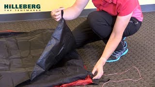 How to attach a Hilleberg Footprint [upl. by Seessel]