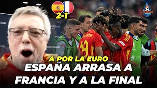 🔥 ESPAÑA y LAMINE YAMAL ARRASAN a FRANCIA y ya están en la FINAL  ESPAÑA 21 FRANCIA [upl. by Arannahs526]