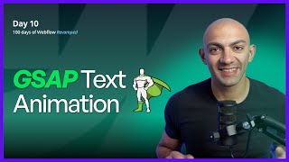 How to Create Text Animations with GSAP in Webflow [upl. by Aiuhsoj]