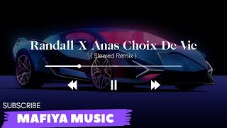 Randall X Anas Choix De Vie   Slowed Remix [upl. by Naneik]