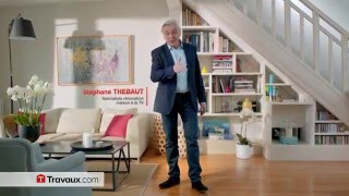 Travauxcom lance son nouveau spot TV avec Stéphane Thébaut [upl. by Boothman]