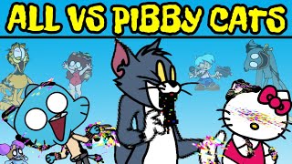 Friday Night Funkin All New VS Pibby Cats  Secret Songs  Come Learn With Pibby x FNF Mod [upl. by Willow]