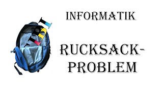 Backtracking Rucksackproblem [upl. by Ynes]