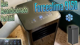 ForceClima 9150 Heating  Unboxing instalación y funcionamiento Aire Acondicionado Portátil❄️CECOTEC [upl. by Favian]