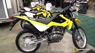 2015 Suzuki DR200 S  Walkaround  2014 Toronto ATV Show [upl. by Aynod]