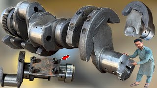 How a broken crankshaft of a truck is assembled in 2 pieces has never been seen before [upl. by Paulette802]