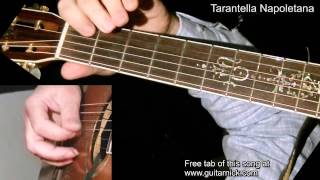 TARANTELLA NAPOLETANA Acoustic Guitar Lesson  TAB by GuitarNick [upl. by Alket]