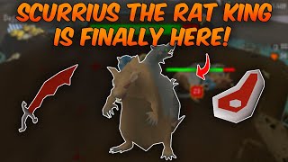 Scurrius the Rat King is FINALLY HERE OSRS [upl. by Milissent]