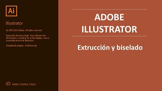 Illustrator  Extrusion y biselado [upl. by Eve276]