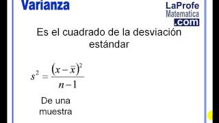 Estadistica  Medidas de Dispersion [upl. by Alon]